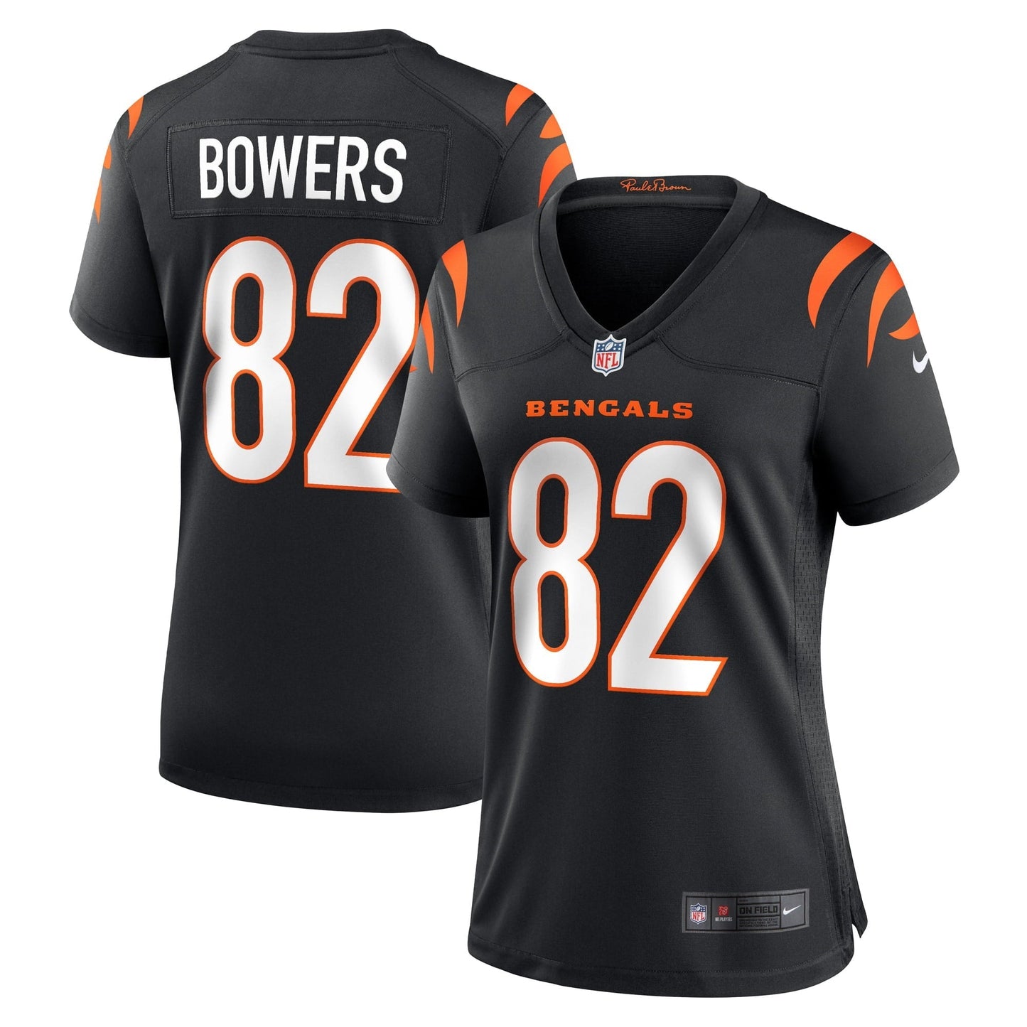 Women's Nike Nick Bowers Black Cincinnati Bengals Game Player Jersey