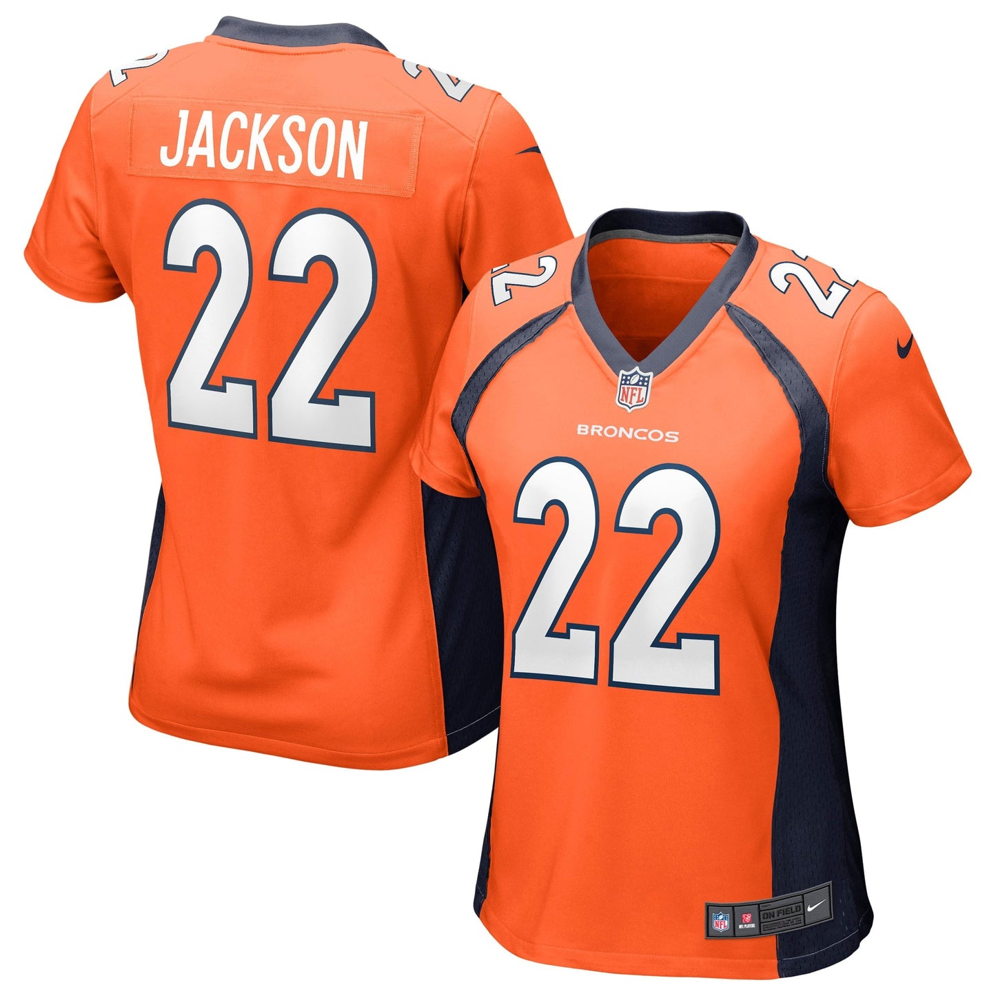 Women's Nike Kareem Jackson Orange Denver Broncos Game Jersey