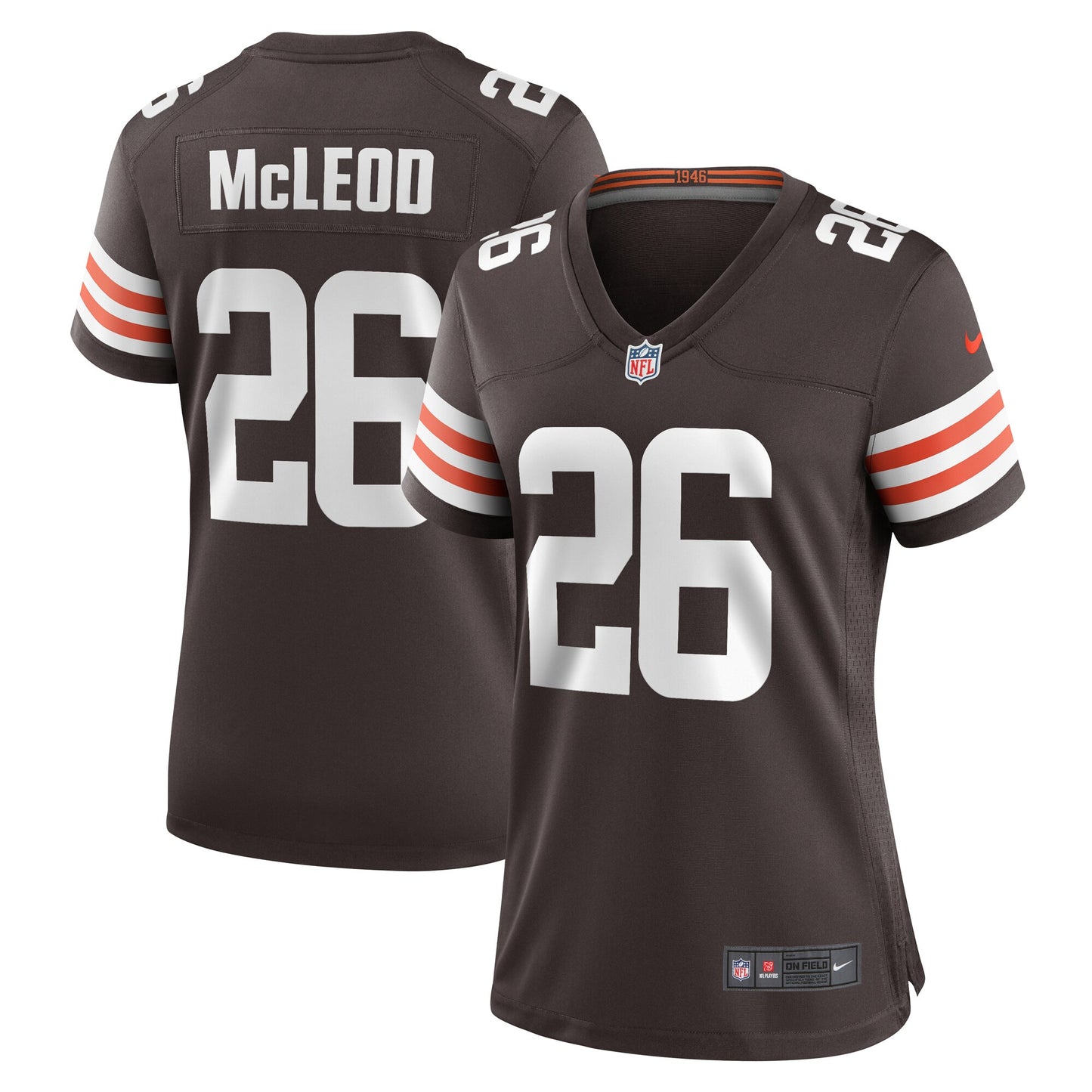Rodney McLeod Cleveland Browns Nike Women's Team Game Jersey - Brown