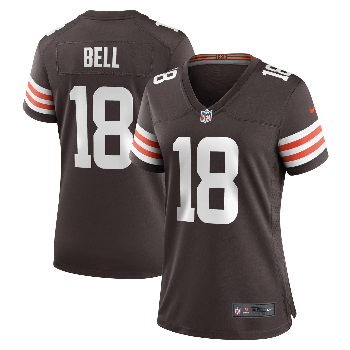 Women's Nike David Bell Brown Cleveland Browns Game Jersey