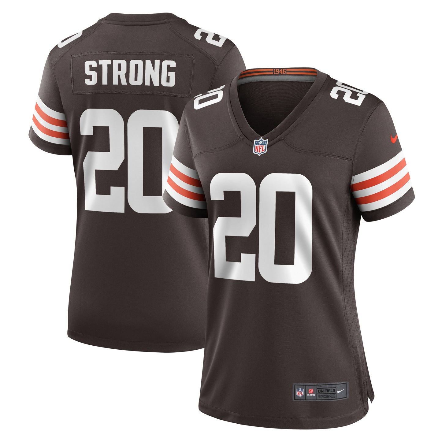 Pierre Strong Jr. Cleveland Browns Nike Women's Team Game Jersey - Brown
