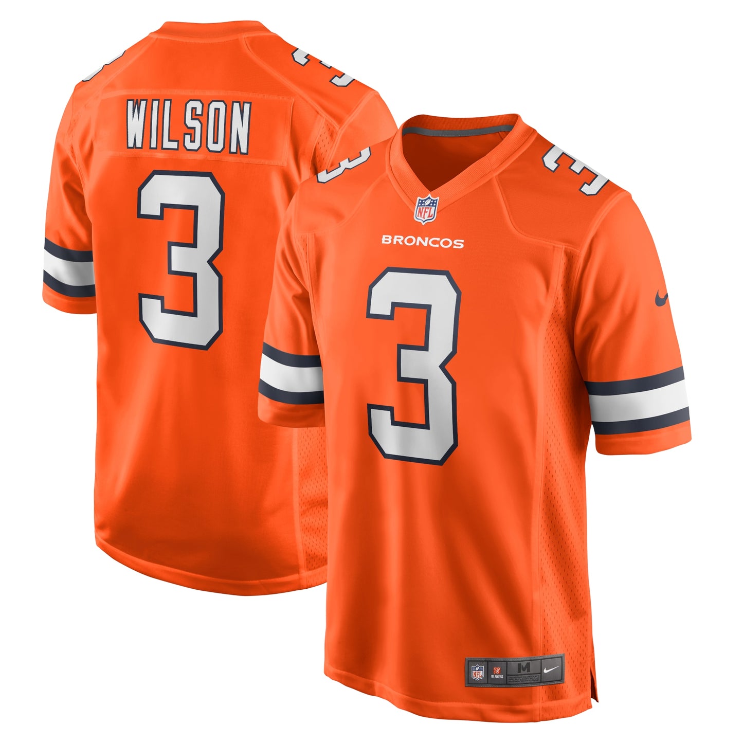 Russell Wilson Denver Broncos Nike Alternate Game Jersey - Orange