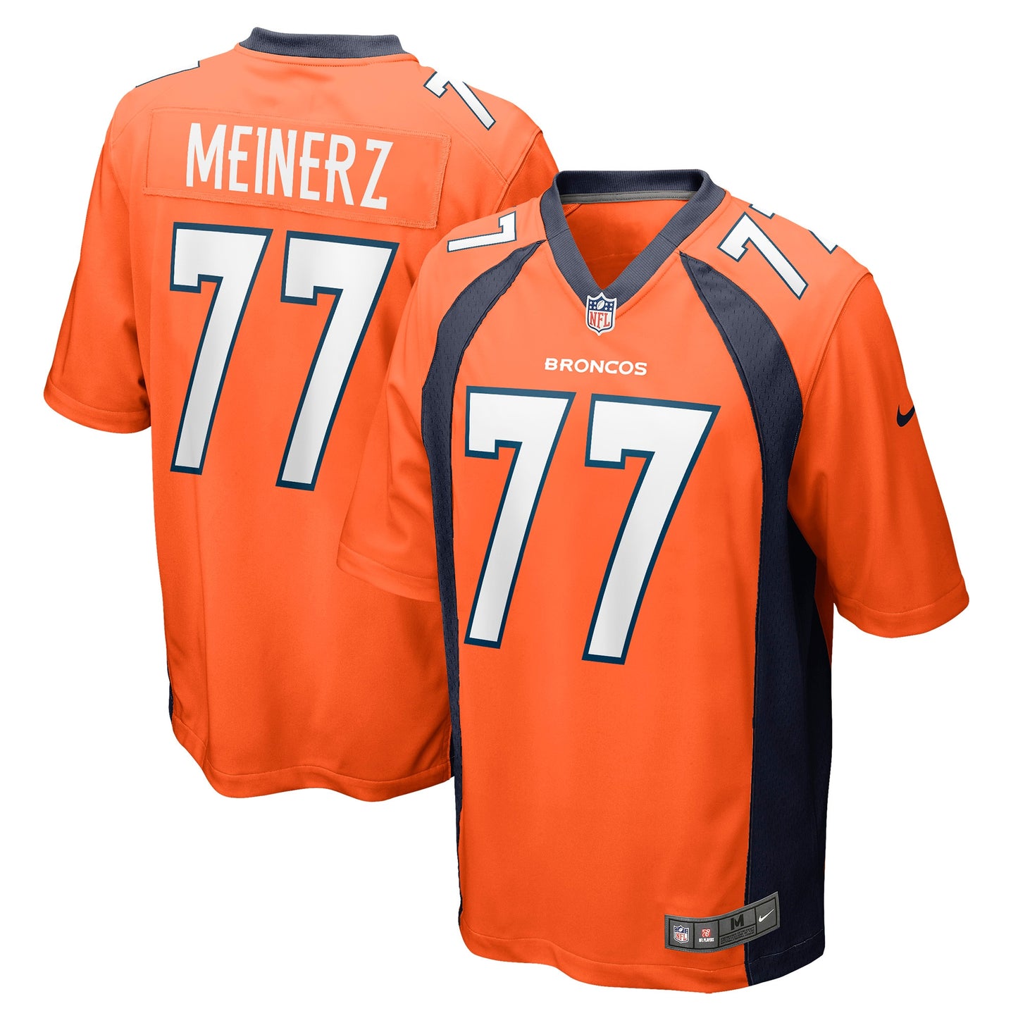 Quinn Meinerz Denver Broncos Nike Game Jersey - Orange