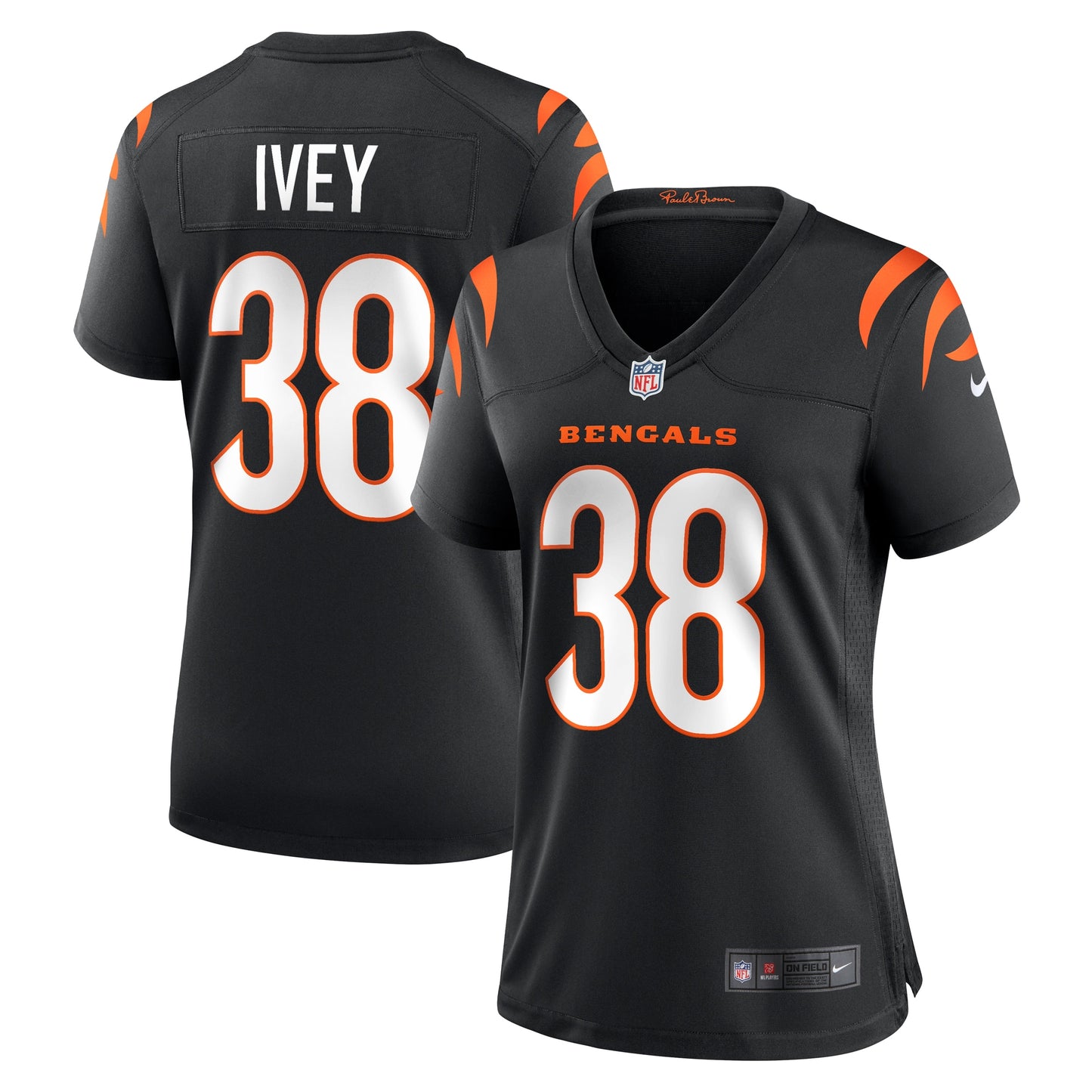 DJ Ivey Cincinnati Bengals Nike Women's Team Game Jersey - Black