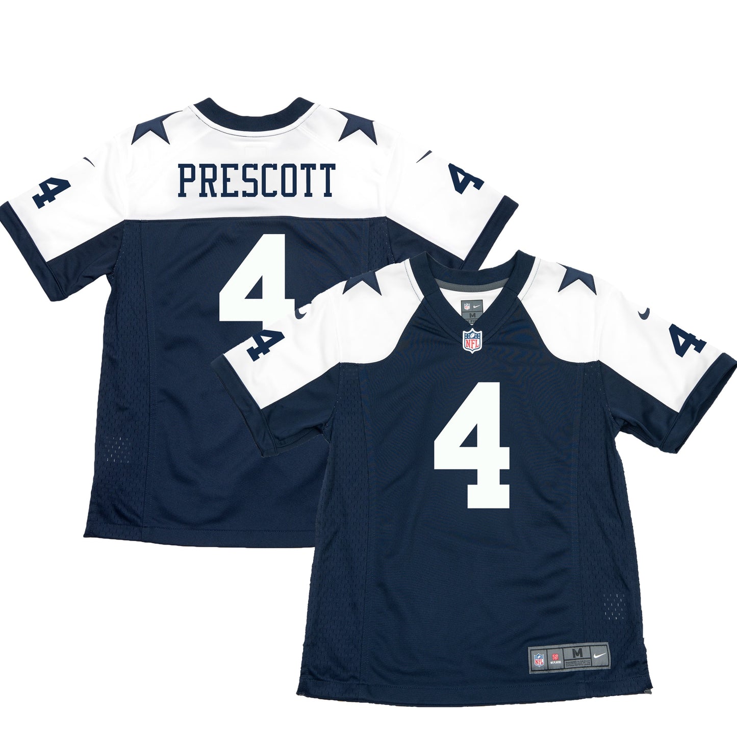 Dak Prescott Dallas Cowboys Nike Youth Throwback Game Jersey - Navy