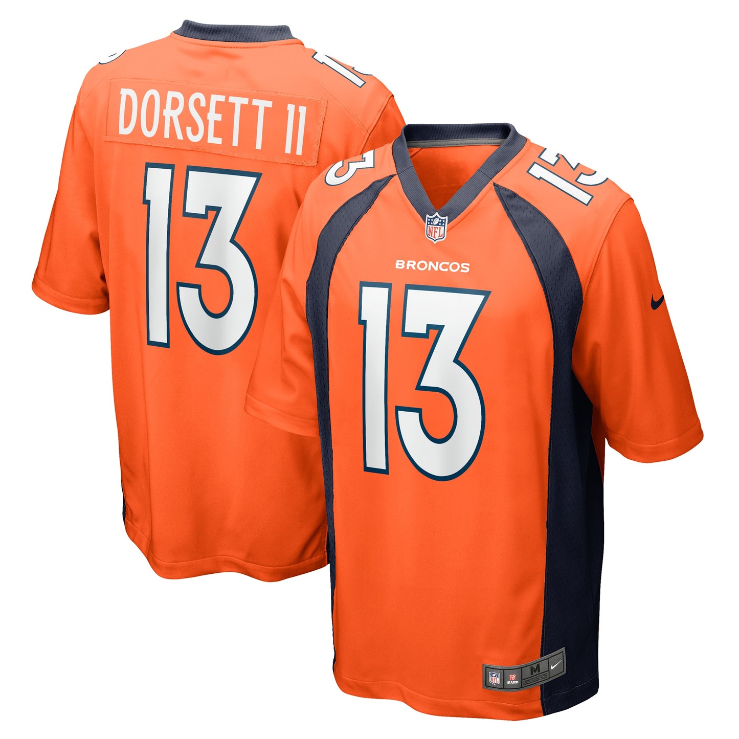 Phillip Dorsett II Denver Broncos Nike Team Game Jersey - Orange