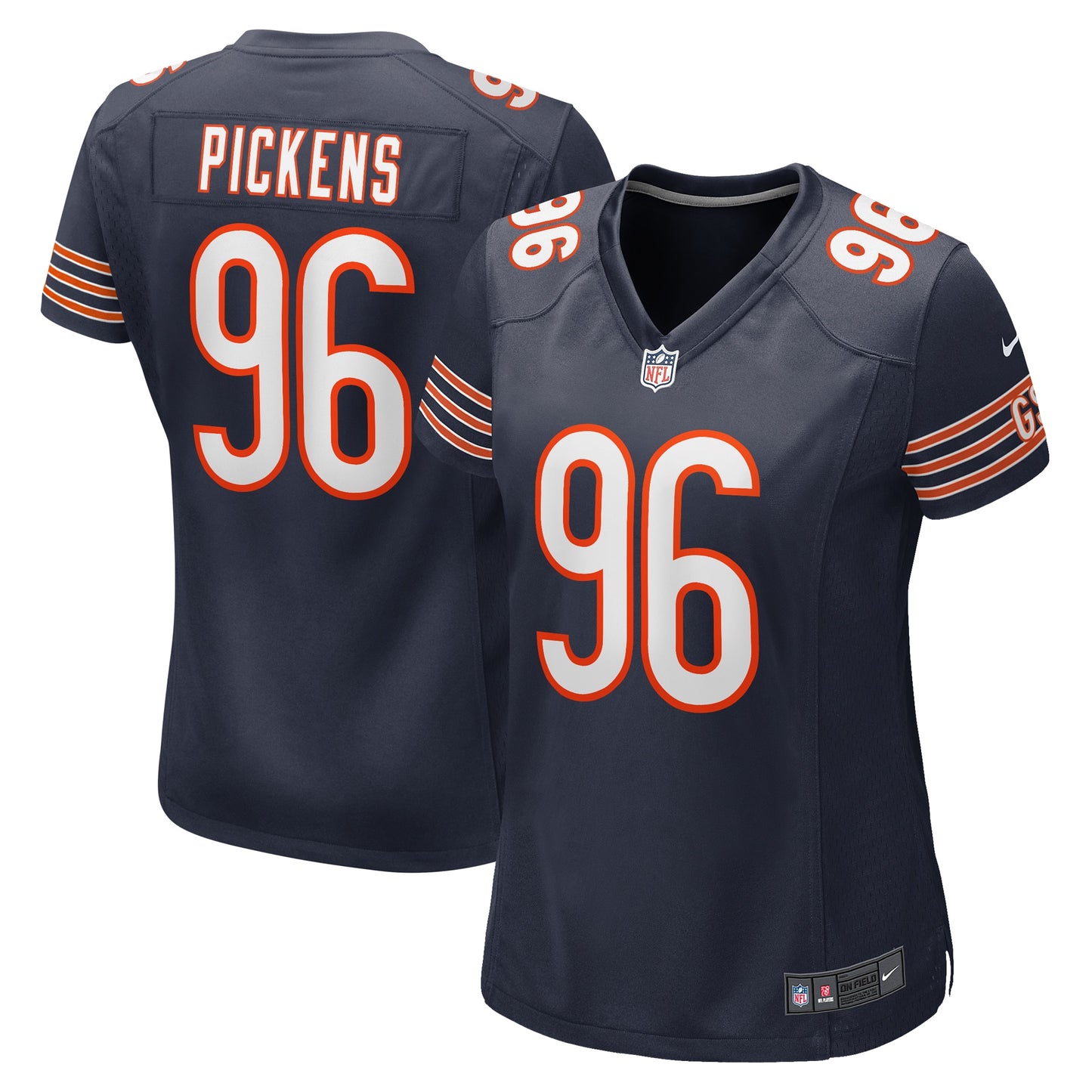 Zacch Pickens Chicago Bears Nike Women's Team Game Jersey - Navy