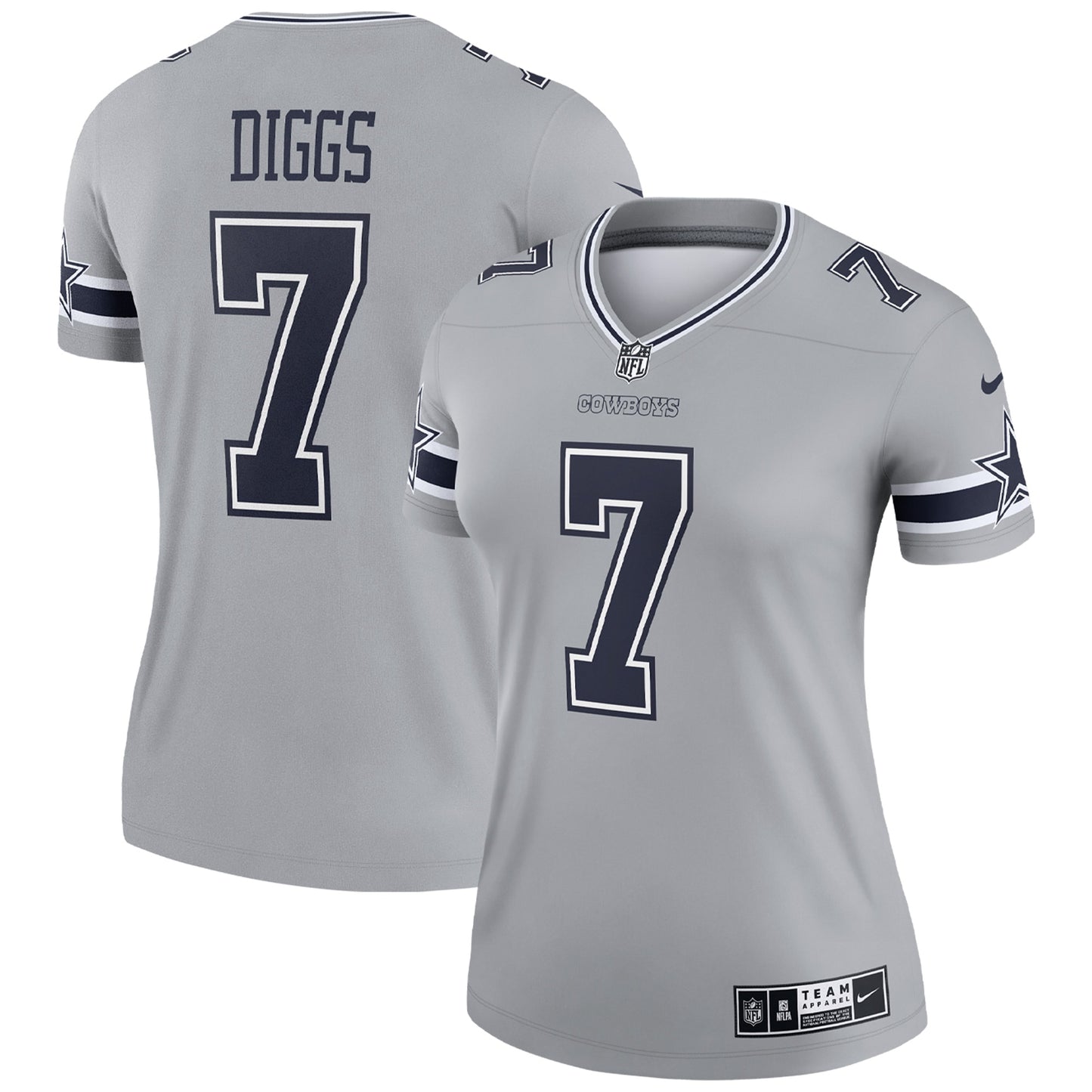 Trevon Diggs Dallas Cowboys Nike Women's Inverted Legend Jersey - Silver