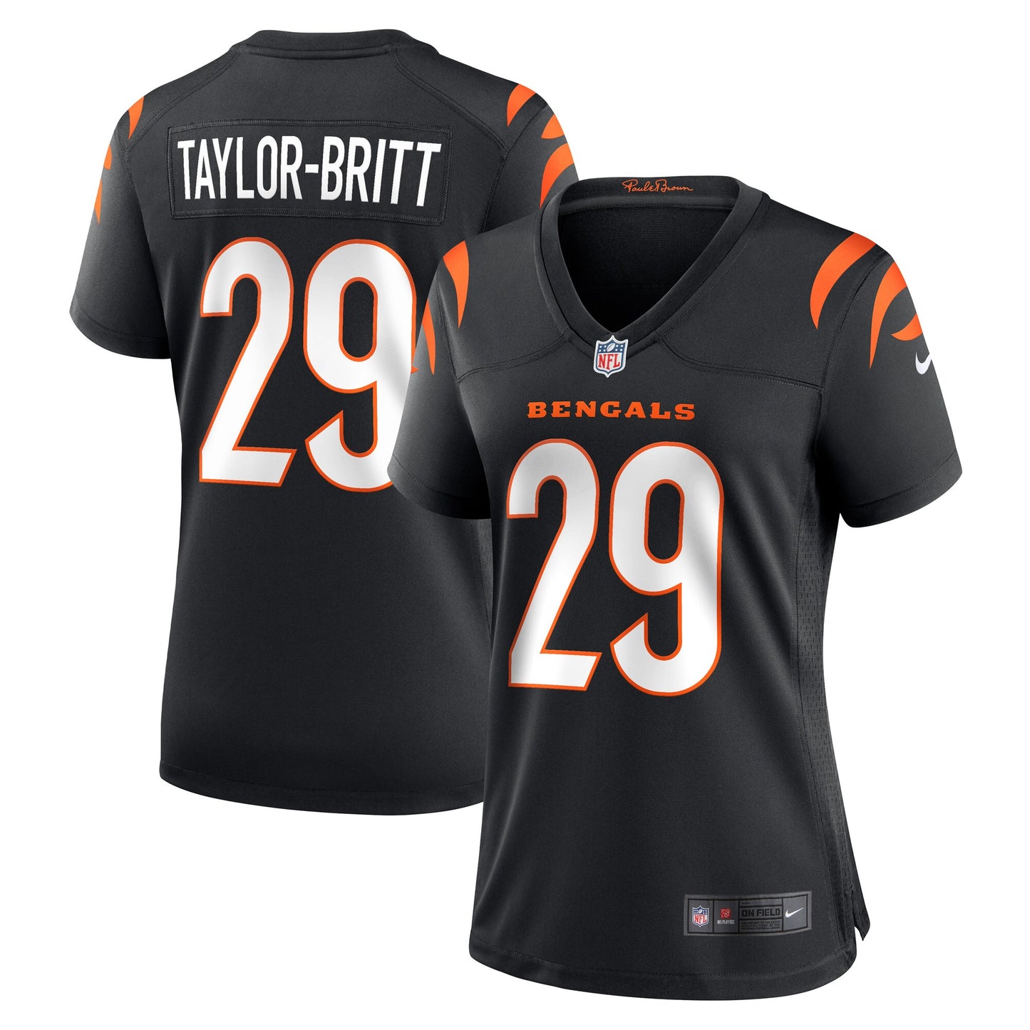 Cam Taylor-Britt Cincinnati Bengals Nike Women's Game Player Jersey - Black
