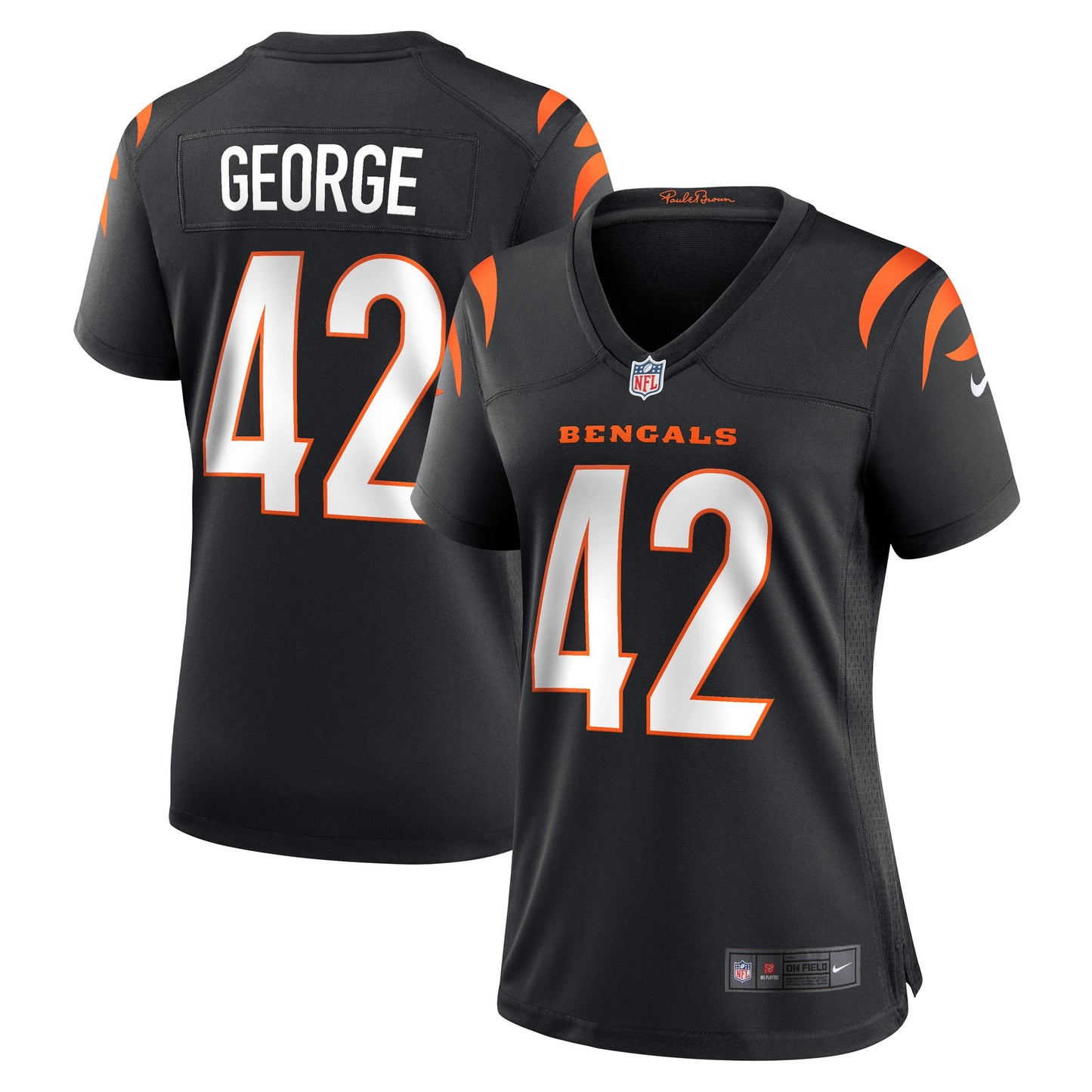Allan George Cincinnati Bengals Nike Women's Game Player Jersey - Black