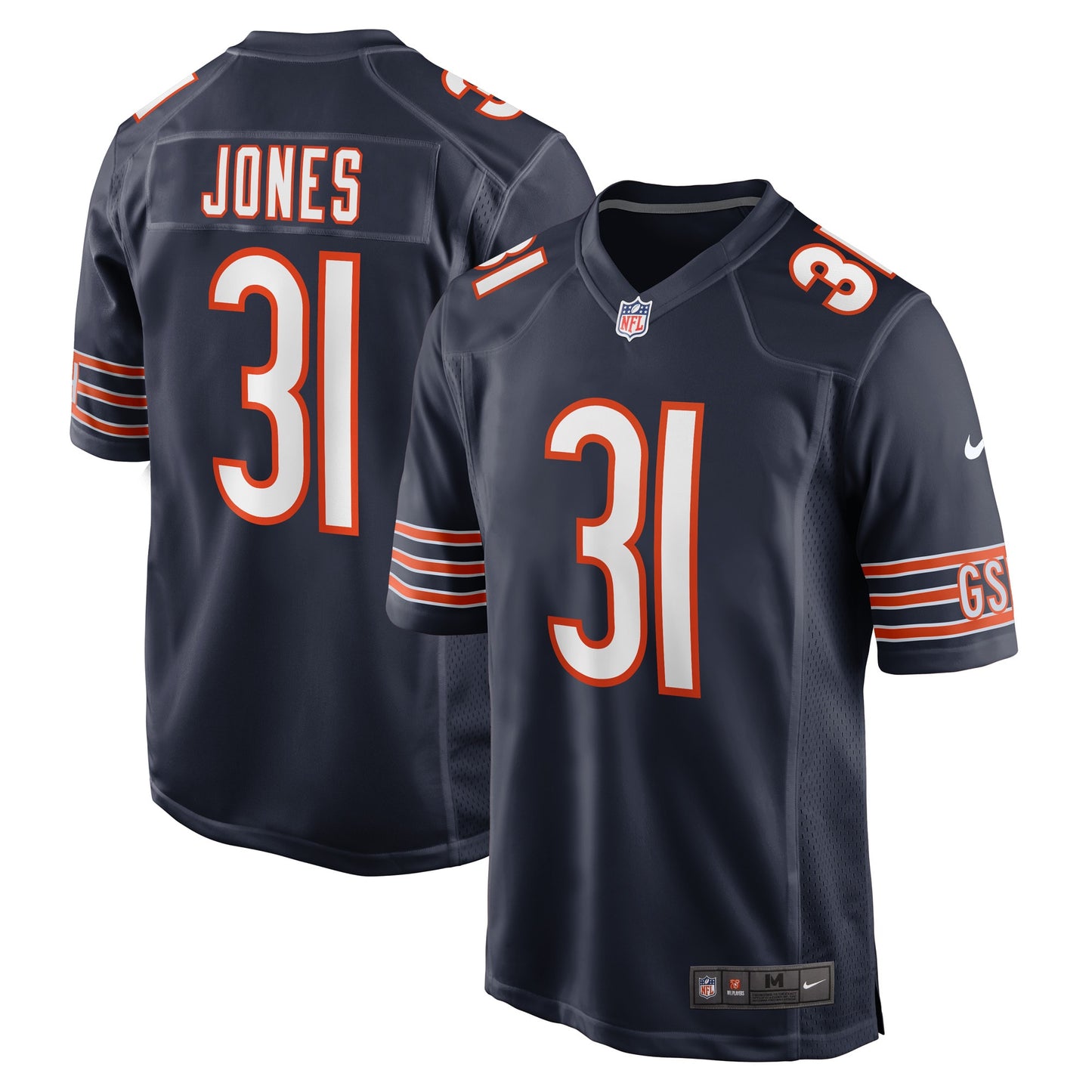 Jaylon Jones Chicago Bears Nike Game Player Jersey - Navy
